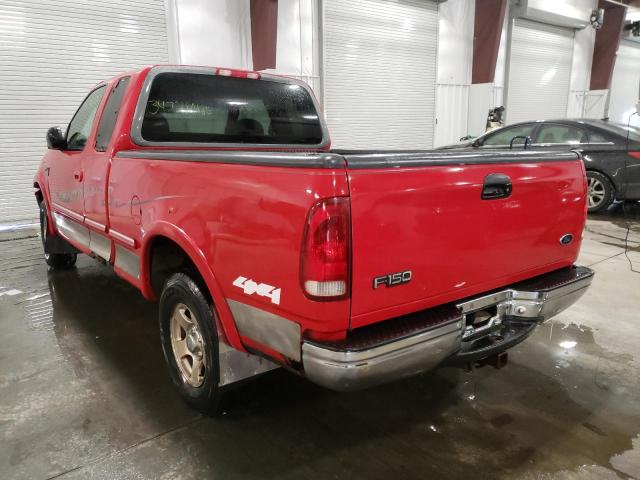 1FTZX18W3WKB91606 - 1998 FORD F-150 RED photo 3