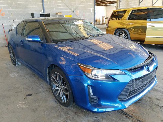 JTKJF5C70FJ004571 - 2015 TOYOTA SCION TC 蓝色 照片 1