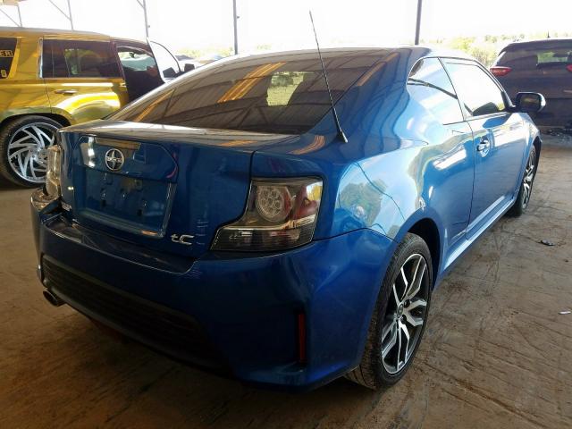 JTKJF5C70FJ004571 - 2015 TOYOTA SCION TC 蓝色 照片 4