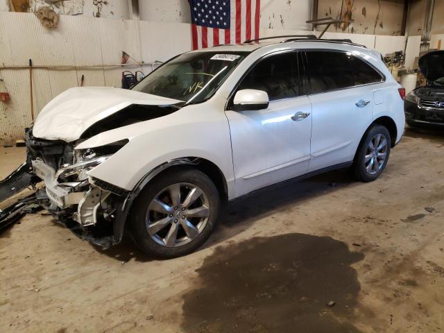 5FRYD4H9XGB006027 - 2016 ACURA MDX ADVANC WHITE photo 2