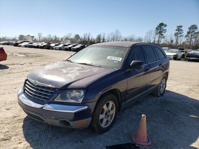 2A4GM68406R614584 - 2006 CHRYSLER PACIFICA T BLUE photo 2