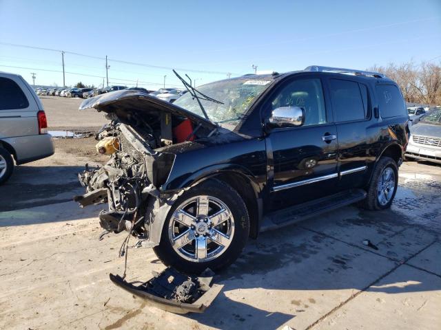 5N1BA0ND2AN622200 - 2010 NISSAN ARMADA SE BLACK photo 2