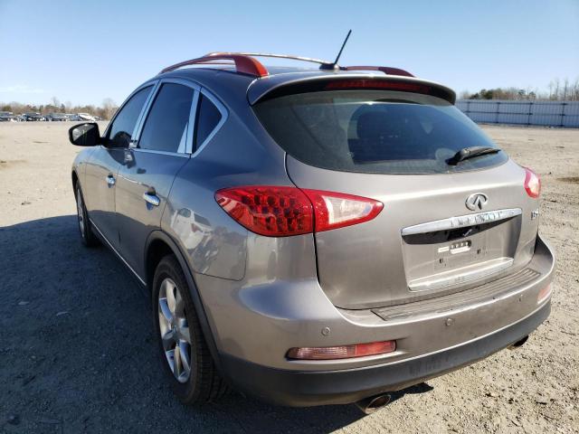 JNKAJ09F08M353558 - 2008 INFINITI EX35 BASE Մոխրագույն լուսանկար 3