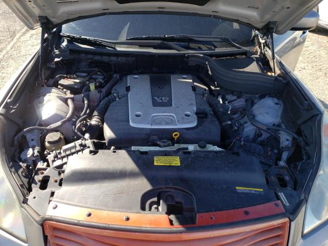 JNKAJ09F08M353558 - 2008 INFINITI EX35 BASE Մոխրագույն լուսանկար 7