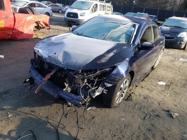 1HGCR2F39DA023665 - 2013 HONDA ACCORD LX BLUE photo 2