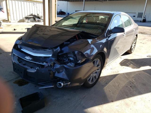 1G1ZE5EB3AF259251 - 2010 CHEVROLET MALIBU LTZ ნაცრისფერი ფოტო 2