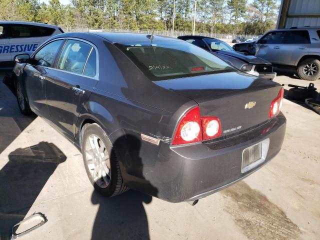 1G1ZE5EB3AF259251 - 2010 CHEVROLET MALIBU LTZ ნაცრისფერი ფოტო 3