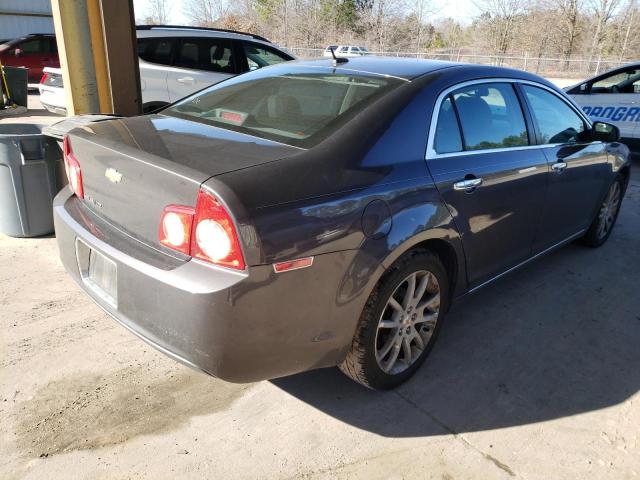 1G1ZE5EB3AF259251 - 2010 CHEVROLET MALIBU LTZ ნაცრისფერი ფოტო 4
