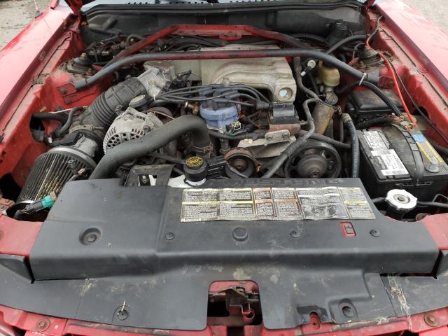 1FALP45T7SF108527 - 1995 FORD MUSTANG GT RED photo 11