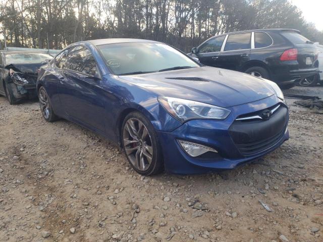 KMHHU6KJ2GU133521 - 2016 HYUNDAI GENESIS CO BLUE photo 1