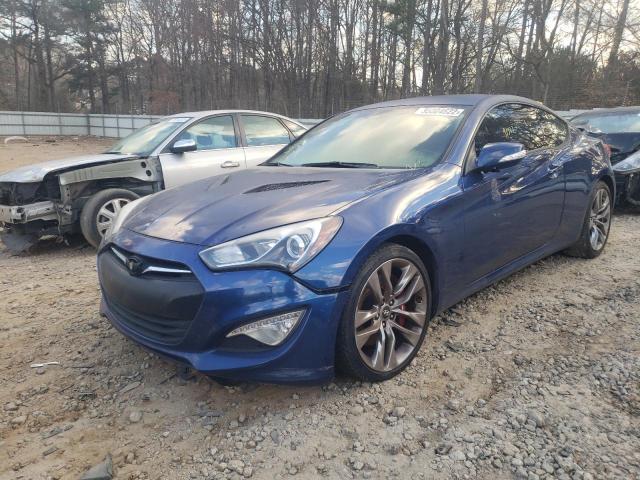 KMHHU6KJ2GU133521 - 2016 HYUNDAI GENESIS CO BLUE photo 2