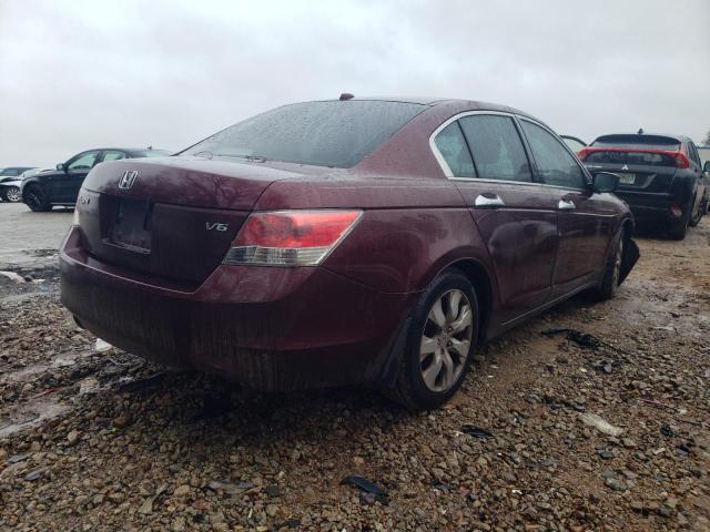 1HGCP36859A026271 - 2009 HONDA ACCORD BURGUNDY photo 4