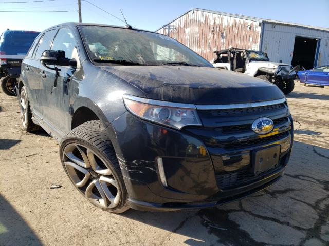 2FMDK4AK3DBB78682 - 2013 FORD EDGE BLACK photo 1