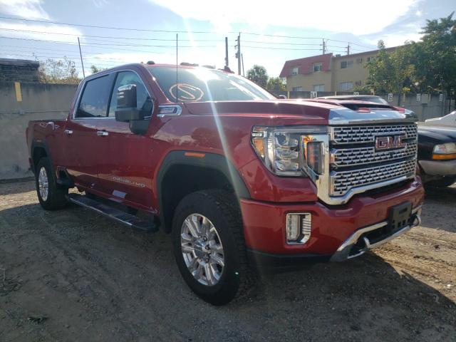 1GT49REY7MF302608 - 2021 GMC DENALI RED photo 1