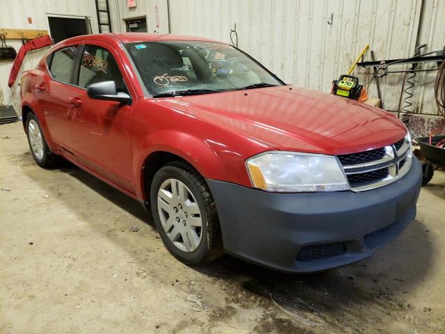 1B3BD4FB5BN516780 - 2011 DODGE AVENGER EX RED photo 1