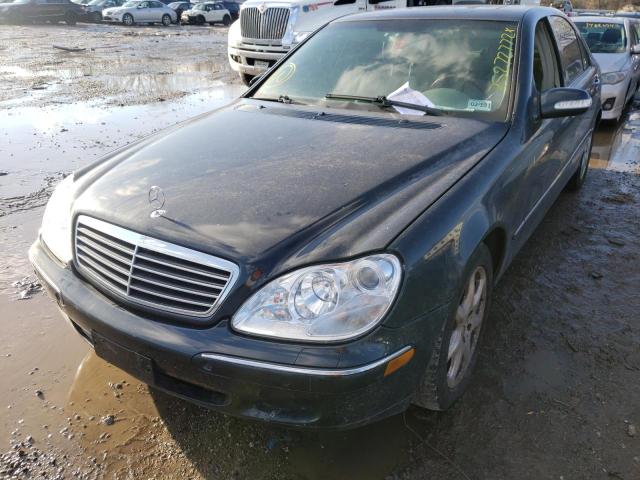 WDBNG84J65A441408 - 2005 MERCEDES-BENZ S 500 4MAT BLACK photo 2