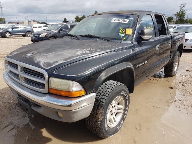 1B7HG2ANX1S281623 - 2001 DODGE DAKOTA QUAD  photo 2