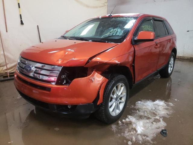 2FMDK49C07BB61887 - 2007 FORD EDGE SEL P ORANGE photo 2