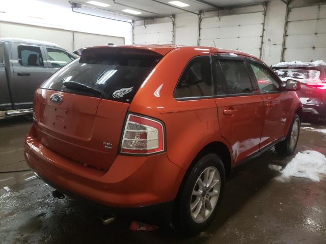 2FMDK49C07BB61887 - 2007 FORD EDGE SEL P ORANGE photo 4