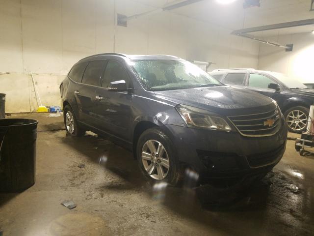 1GNKRGKD1EJ315888 - 2014 CHEVROLET TRAVERSE L BLUE photo 1