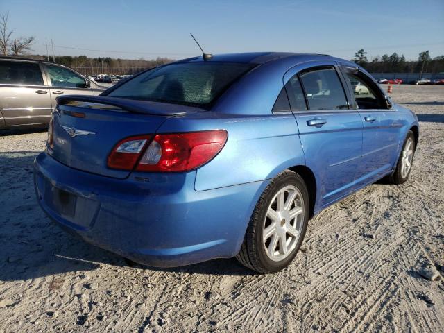 1C3LC56R97N520139 - 2007 CHRYSLER SEBRING BLUE photo 4