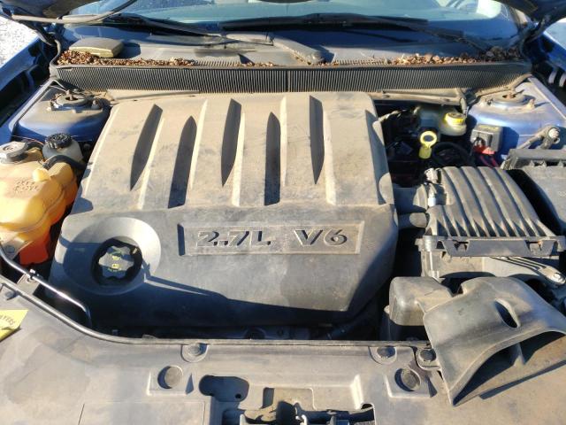 1C3LC56R97N520139 - 2007 CHRYSLER SEBRING BLUE photo 7