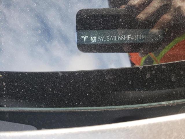 5YJSA1E66MF431104 - 2021 TESLA MODEL S Qırmızı foto 10