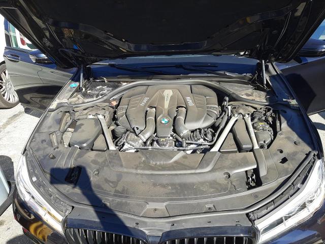 WBA7F0C55KGM24575 - 2019 BMW 750 I BLUE photo 7