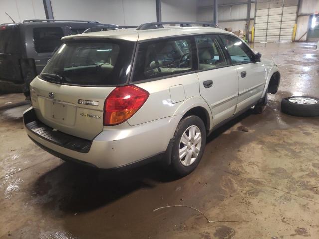 4S4BP61C857392834 - 2005 SUBARU LEGACY OUT BEIGE photo 4