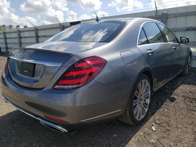 WDDUG6GB2KA492895 - 2019 MERCEDES-BENZ S 450 GRAY photo 4