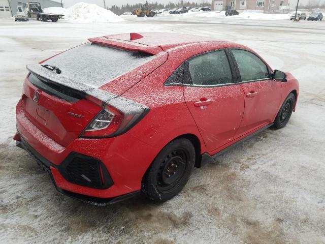 SHHFK7H40HU306258 - 2017 HONDA CIVIC SPOR RED photo 4
