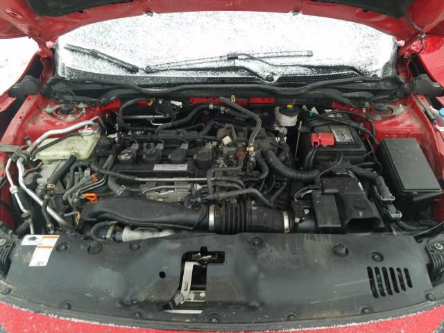 SHHFK7H40HU306258 - 2017 HONDA CIVIC SPOR RED photo 7