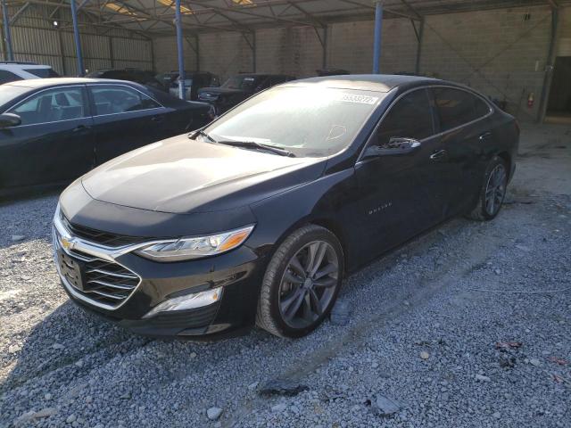 1G1ZE5SX1LF026178 - 2020 CHEVROLET MALIBU PRE 黑色 照片 2
