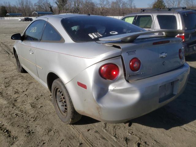 1G1AL18F087123058 - 2008 CHEVROLET COBALT LT SILVER photo 3