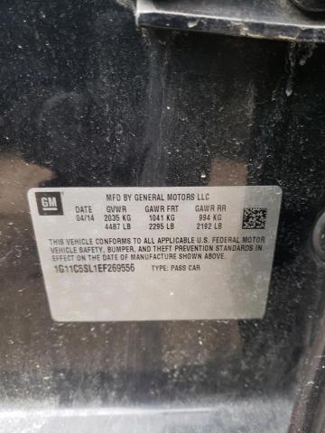 1G11C5SL1EF269556 - 2014 CHEVROLET MALIBU 1LT Mavi foto 10