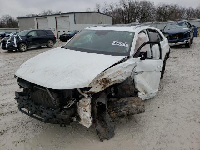 1V25E2CA5LC227189 - 2020 VOLKSWAGEN ATLAS CROS Белый фото 2