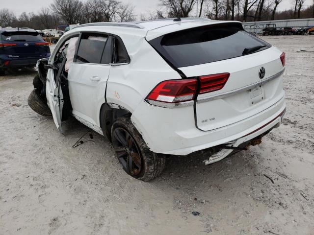 1V25E2CA5LC227189 - 2020 VOLKSWAGEN ATLAS CROS Белый фото 3