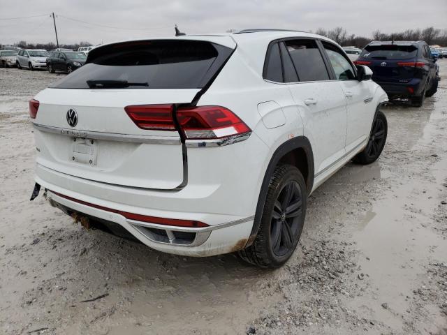 1V25E2CA5LC227189 - 2020 VOLKSWAGEN ATLAS CROS WHITE photo 4