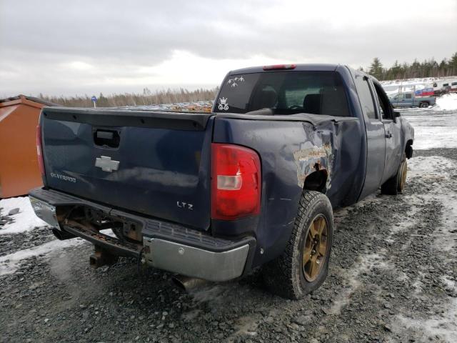 1GCEK19079Z182121 - 2009 CHEVROLET SILVERADO BLACK photo 4