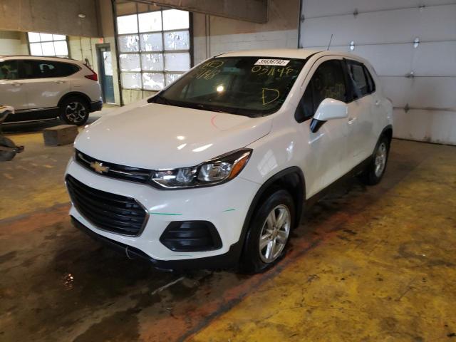 KL7CJNSB4LB031148 - 2020 CHEVROLET TRAX LS WHITE photo 2