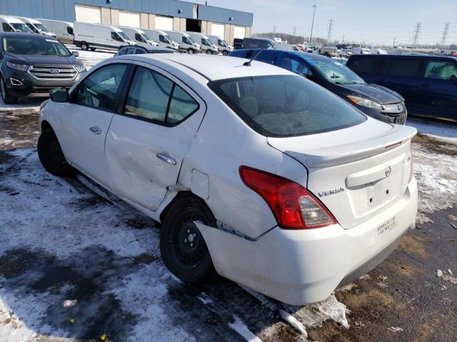 3N1CN7AP8KL840877 - 2019 NISSAN VERSA S WHITE photo 3