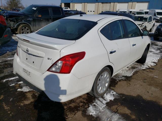 3N1CN7AP8KL840877 - 2019 NISSAN VERSA S WHITE photo 4