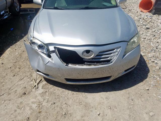 4T1BE46K17U122021 - 2007 TOYOTA CAMRY CE SILVER photo 9