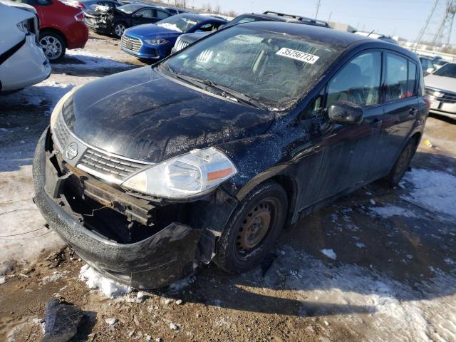 3N1BC13E89L398459 - 2009 NISSAN VERSA BLACK photo 1