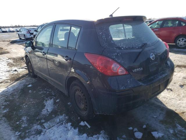 3N1BC13E89L398459 - 2009 NISSAN VERSA BLACK photo 2