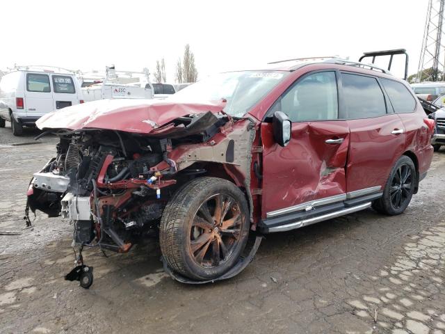 5N1DR2MN5HC658959 - 2017 NISSAN PATHFINDER RED photo 1