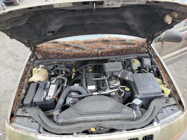 1J4GW48S11C556239 - 2001 JEEP GRAND CHER ოქროსფერი ფოტო 12