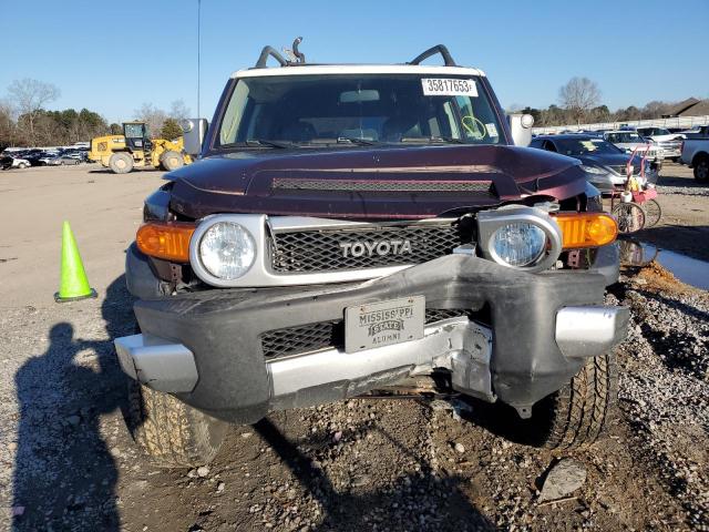 JTEBU11F770013999 - 2007 TOYOTA FJ CRUISER MAROON photo 5