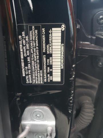 SJKCH5CR3HA028973 - 2017 INFINITI QX30 BASE BLACK photo 10