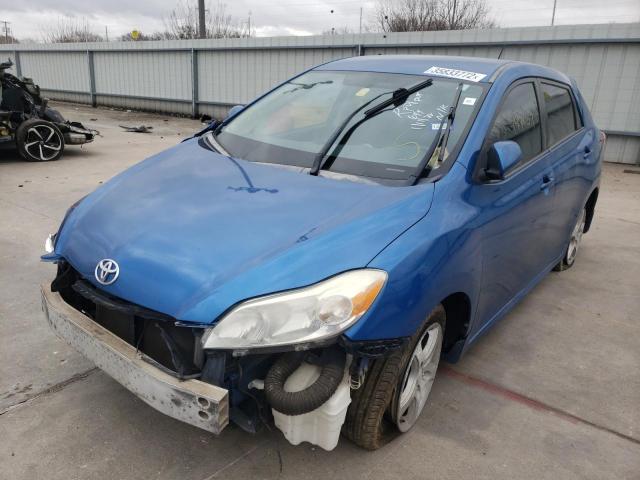 2T1KE40E99C017640 - 2009 TOYOTA MATRIX/S BLUE photo 2